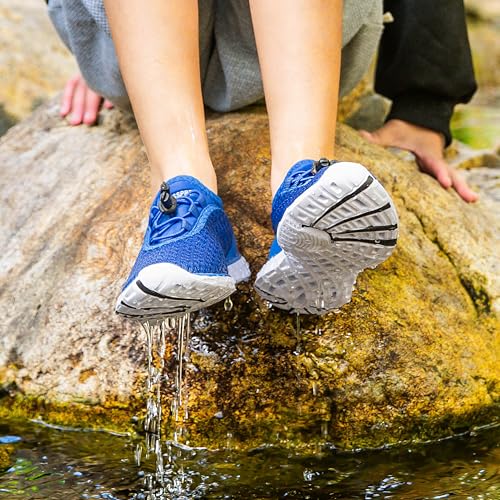 Image of DOUSSPRT Water Shoes for Kids Boys Girls Quick Dry Beach Sports Swim Pool Aqua Shoes for Toddler /Little Kid /Big Kid