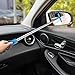 4Pcs Retractable Car Mirror Squeegee, Mini Side Rearview Wiper with Rod, Universal Squeegee Car Cleaning Accessories for Rainy Foggy Weather
