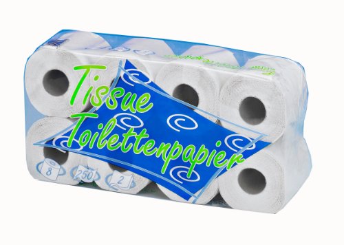 Preisvergleich Produktbild Wepa Recycling Toilettenpapier - 2-lagig - weiß - 64 Rollen