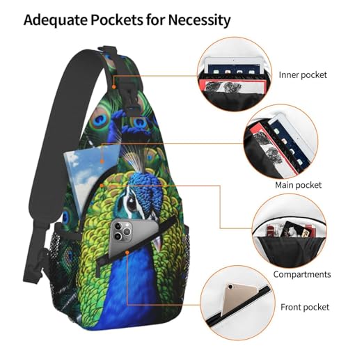 Mochila tipo Sling negra para uso urbano y outdoor miniatura 3