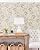 Erfoni 16.9" x118" Boho Floral Peel and Stick Wallpaper Beige Flower and Leaf Contact Paper Self Adhsive Removable Wallpaper Boho Botanical Wall Paper for Bedroom Cabinets Decor Vinyl Roll Waterproof