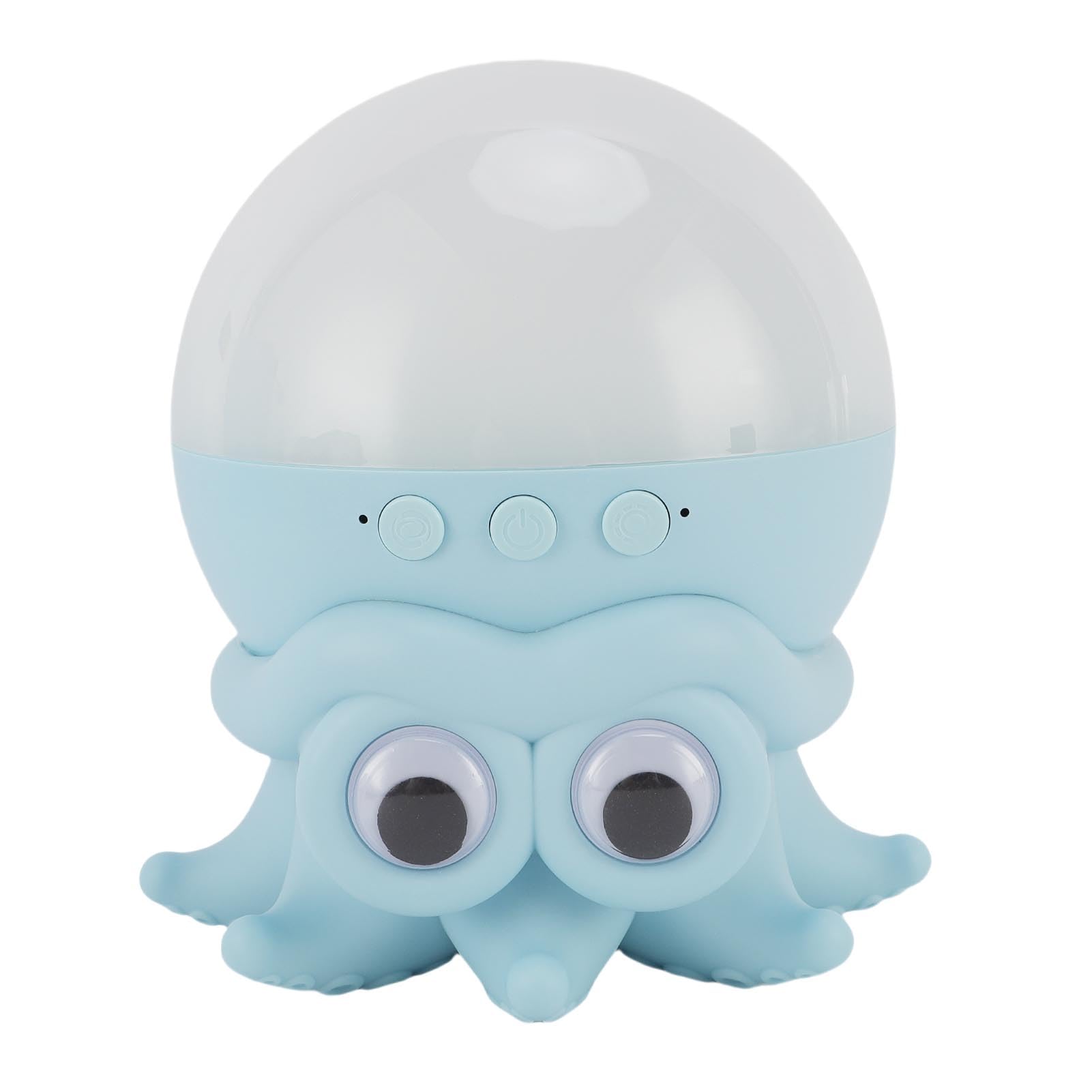 Jiawu Lámpara Nocturna de Proyección de Pulpo Colorida con Apagado