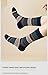 ZERAOKE 4 Pair Women Winter Vintage Fashion Crew Knit Warm Socks,Boho Style Thick Thermal Casual Socks for Daily Outdoor Wear-Black Khaki Coffee Green-One Size