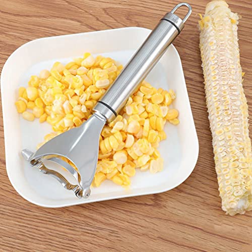 SHERCHPRY Descascador De Milho 3Pcs De Aço Inoxidável Descascador De Espigas De Milho Debulhador De