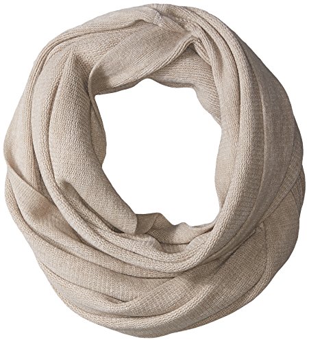 Calvin Klein Women's Oversized Basic Infinity Scarf, Heathered Almond, One Size Calvin Klein Women's Oversized Basic Infinity Scarf, Heathered Almond, One Size