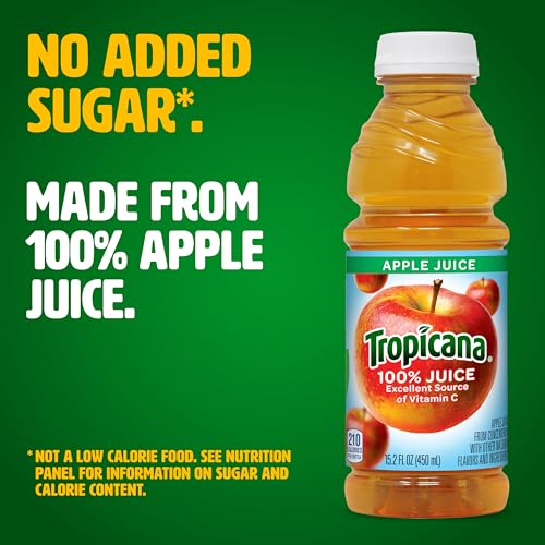 Image of Tropicana 100% Juice Apple (Pack of 12)