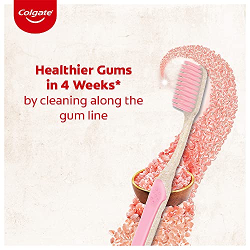 Image of Colgate Strong Teeth Cavity Protection Toothpaste, 500gm and Colgate Slim Soft Turmeric Toothbrush and Slim Soft Himalayan Salt Toothbrush (Pack of 6)