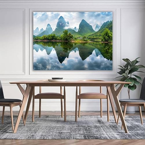 Poster poster mural tableau paysage décoration murale moderne 40x60 - 2