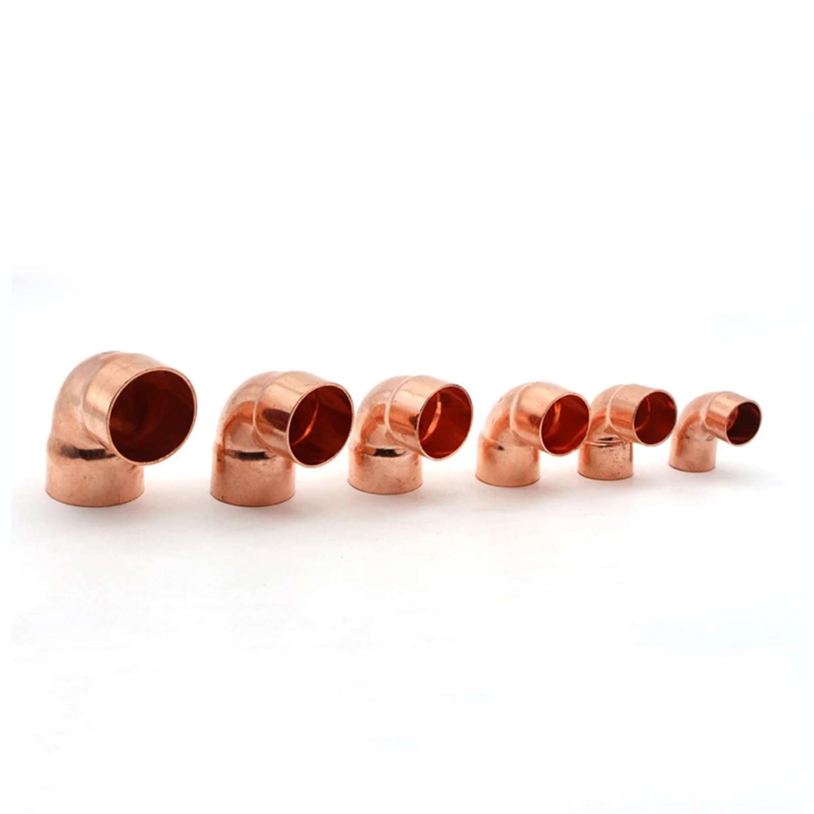 Raccord de plomberie en cuivre pur de 16, 18, 18, 20, 22, 28, 32, 35, 28, 45, 50, 45, 60 mm de diamètre intérieur, coude à 90 degrés, raccord de plomberie(ID 32mm Wall 2.0mm)