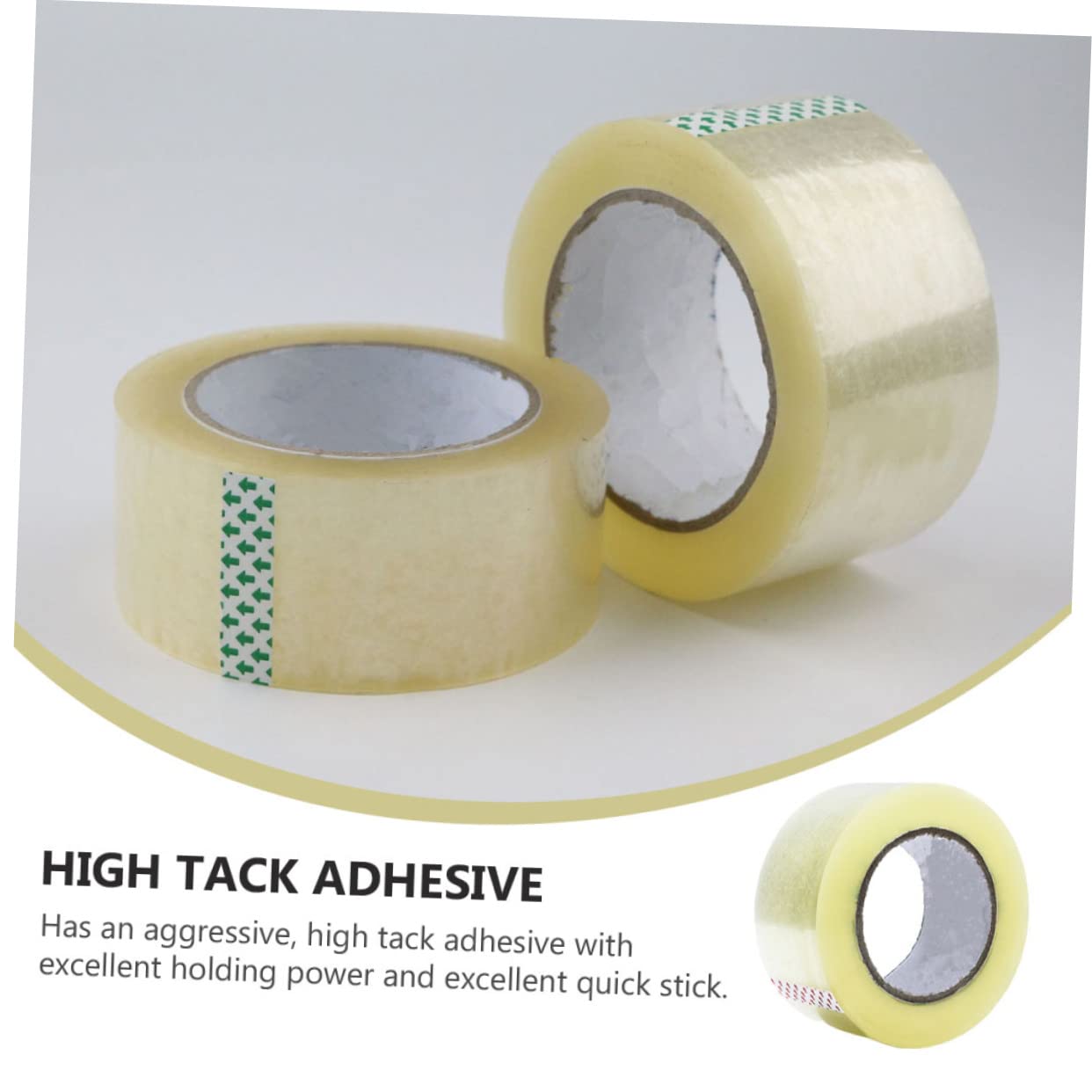 Tofficu 6rotoli Nastro Adesivo Per Imballaggi Silenzioso Di Nastro Per Pacchi Versatile e Pratico Per Ufficio Casa e Laboratorio