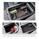CDEFG Center Console Accessory Organizer for 2019 2020 2021 2022 2023 2024 2025 Nissan Altima, Middle Console Armrest Insert Tray Coin Container Storage Box 2019-2025 Altima Accessories - Image 2