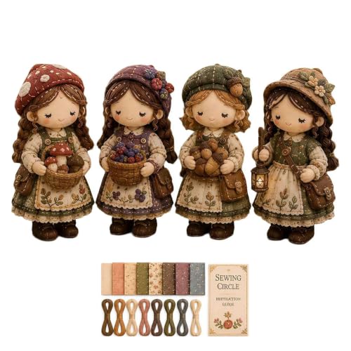 Kit de manualidades de costura de muñecas de retazos con fieltro DIY para principiante