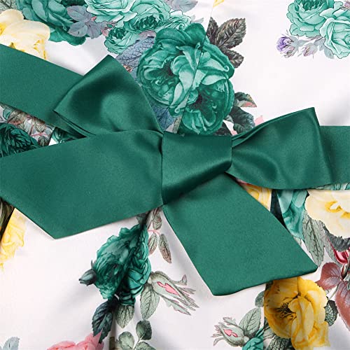 Comisara Easter Dresses For Girls Flower Girl Dress Size 4T 5T Teen Christmas Elegant Paegant Party Wedding Fancy Prom Formal Ball Gown Dresses For Toddler Girls （Green 120） #TOP4