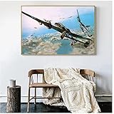 【DECORATION MURALE PARFAIT】 Un cadeau idéal pour l'Halloween et le nouvel an de Noël pour vos proches et amis. Peintures de décorations murales parfaites pour le salon, la chambre, la cuisine, la salle à manger, le bureau, l'hôtel, le bar, etc.