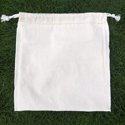 NICEXMAS Sacos de Armazenamento Saco de Tecido de AlgodÃ£o ReutilizÃ¡vel Produzir Sacos de CordÃ£o d