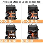 MOSISO Camera Backpack,DSLR/SLR/Mirrorless Photography Waterproof 17.3 inch Camera Bag with Front Hard Shell&Laptop Compartment&Tripod Holder&Rain Cover Compatible with Canon/Nikon/Sony, Space Gray