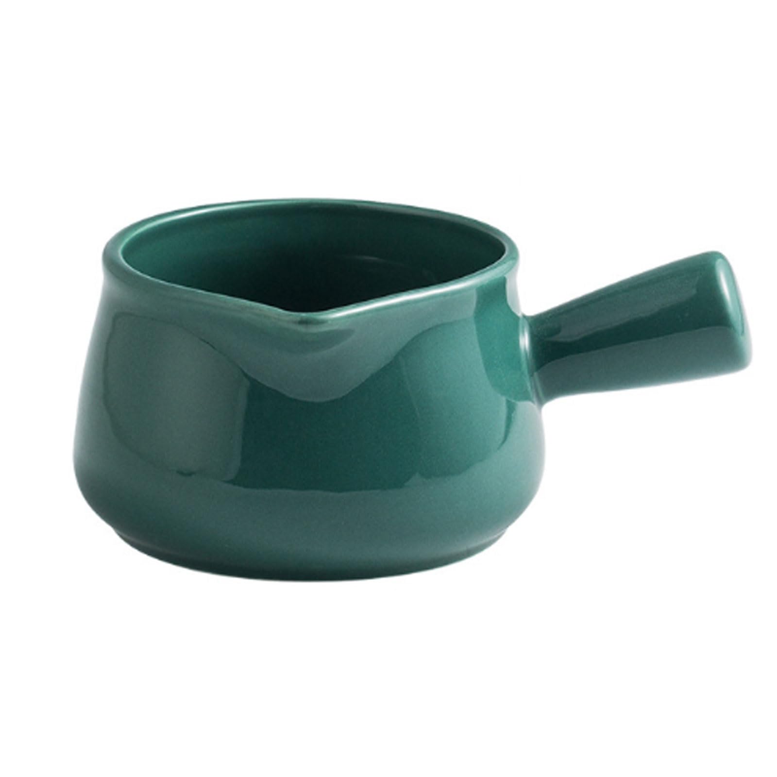 MRKU Pot à Lait, saucière, Tasse à Eau, pichet, crémier, Distributeur de café, sucrier, céramique avec Bec verseur, Porcelaine Cuite à Haute température sans Plomb, idéal pour Le Steak.