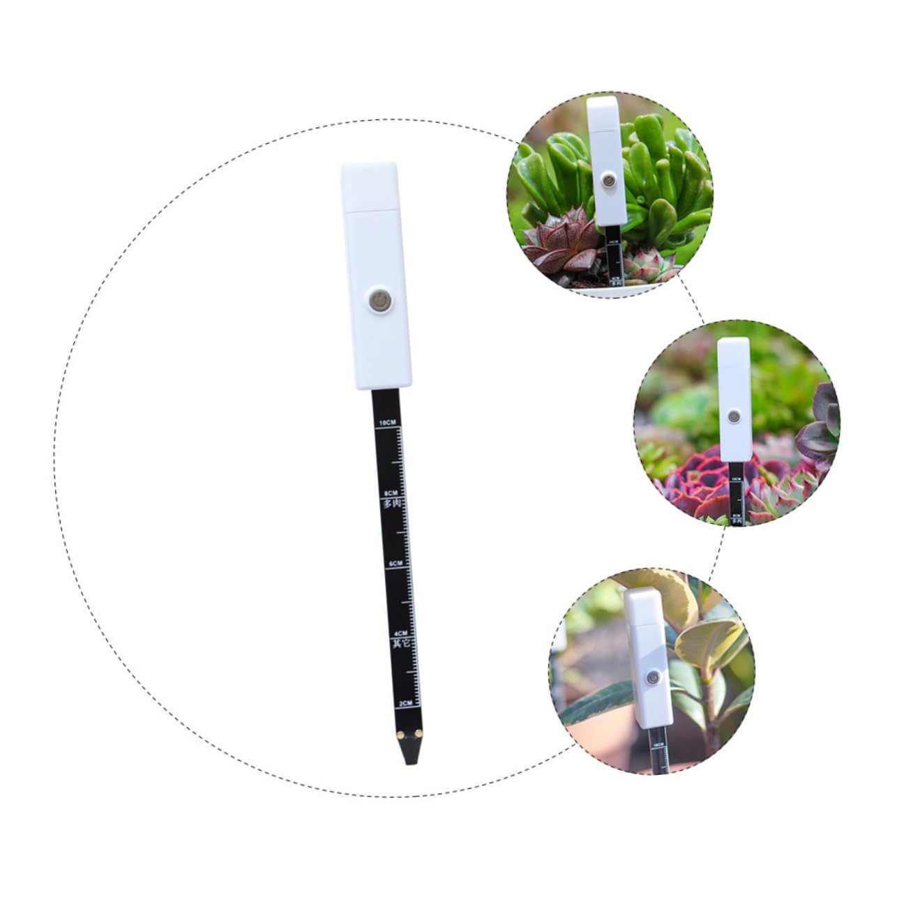 ifundom Medidor De Humedad Digital Para Jardín 3 Unidades Sensor De Humedad Hidrómetro Detector Higrómetro Herramienta De Prueba De Humedad Instrumento De Plástico
