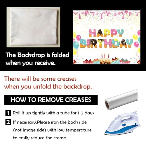 Image of Party Propz Birthday Backdrop for Decoration - 1 Pc,Happy Birthday Banner for Kids (4x5 Ft), Bday Banner for Boys,Backdrop for Bday Decoration (Cloth)