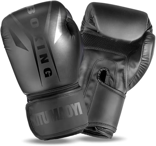 Guantes de boxeo para hombres y mujeres  Muay Thai, Kickboxing y Heavy Bag Guantes de entrenamiento para boxeo y entrenamiento de MMA