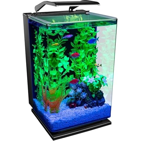 GloFish 5 Gallon Aquarium Kit with Light Cover