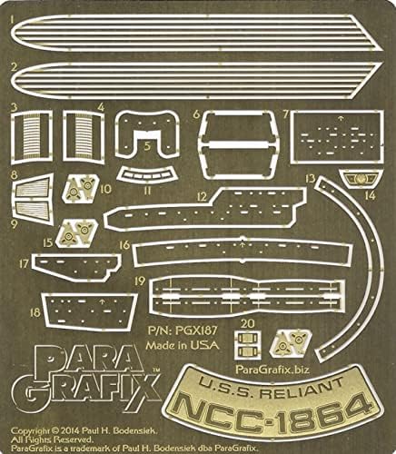 BIBNY 1/1000 Scale Paragrafix Reliant Photoetch Set PGX187