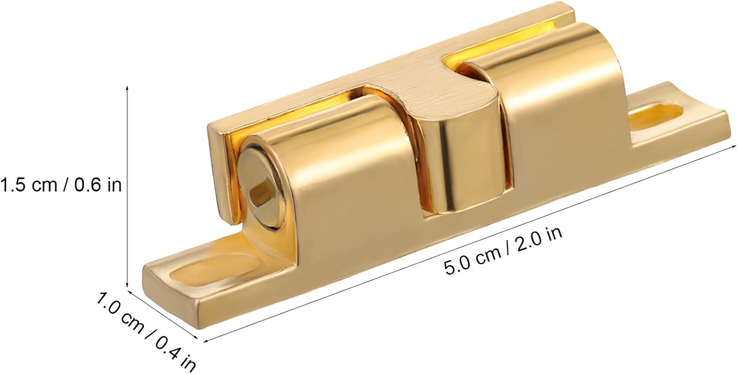 12pcs Dual Ball Roller Catch Closet Door Ball Catch Closure Furniture Hardware for Cabinet Cupboard Wardrobe Door Gate Latch