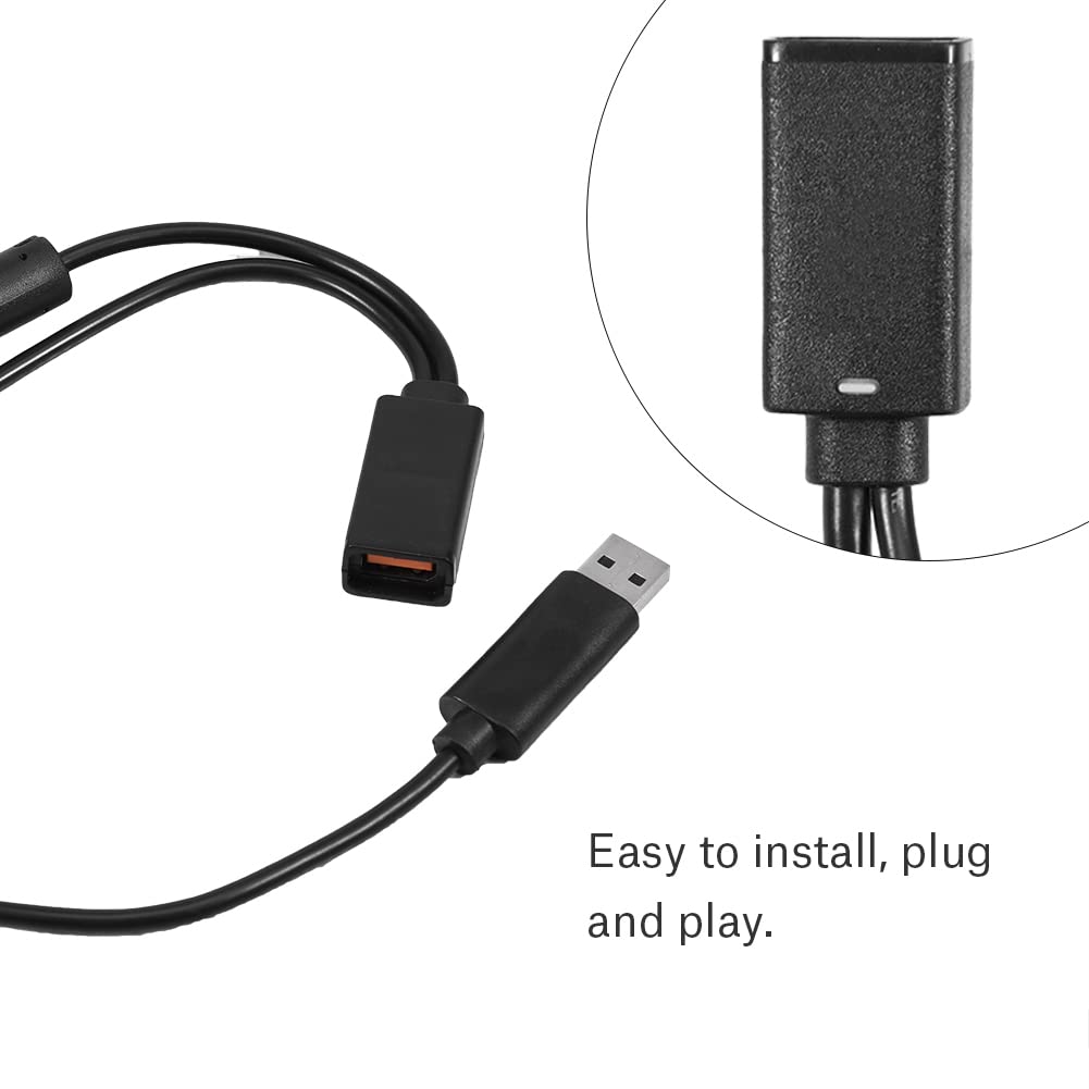 Alimentatore USB, per Microsoft 360 Kinect Wii Motion Plus Cavo Adattatore Controller Originale Sensore Caricatore con Spina EU