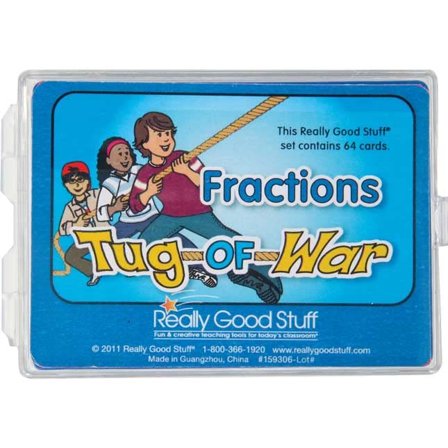 Really Good Stuff Tug of War - Fractions - 64 Cards image 5