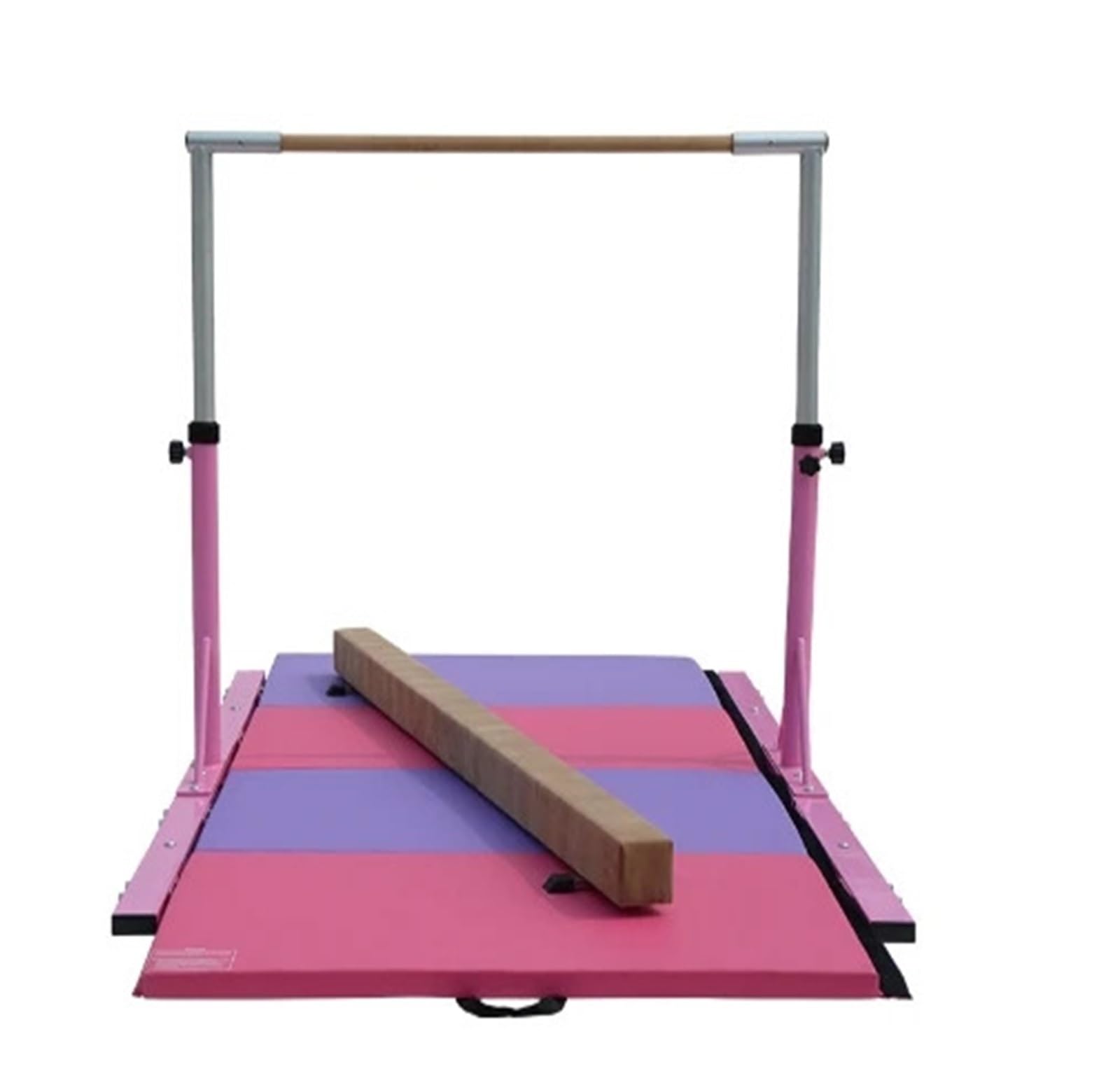 Barra Orizzontale for Ginnastica for Bambini con Cuscino e Trave di Equilibrio Sbarra da Ginnastica
