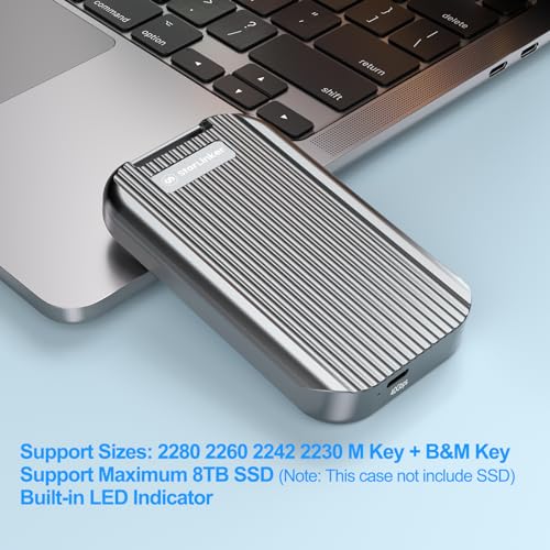 Cofre externo para SSD M.2 NVMe 40Gbps miniatura 6