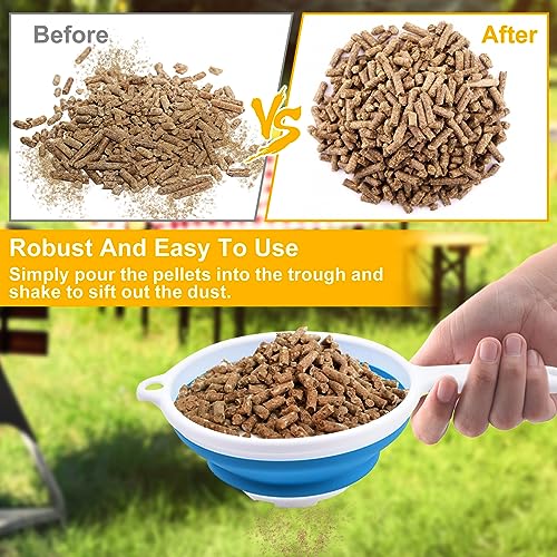 3 x Holzpelletsieb, Pelletsieb, geeignet für Traeger Pellets Pit Boss Pellets, Schmutzsieb für Pelletgrill, perfektes Pelletgrill, Smoker-Zubehör für Filterstaub von Holzpellets