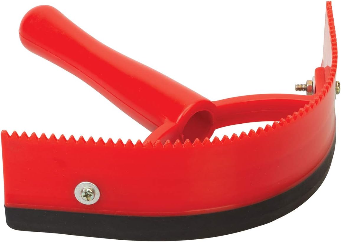 Weaver Leather Sweat Scraper/Coarse Curry Combo Red/Black