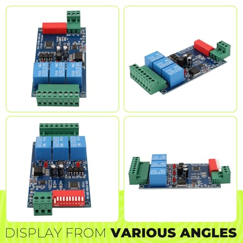 Module DMX512 à relais 3 canaux 5A pour commutation de puissance fluide - 8