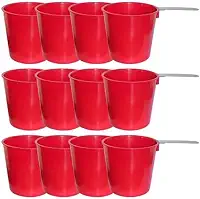 Kit 10 Comedouro Para Galinheiro Galinha Galos Codornas Aves Bebedouro