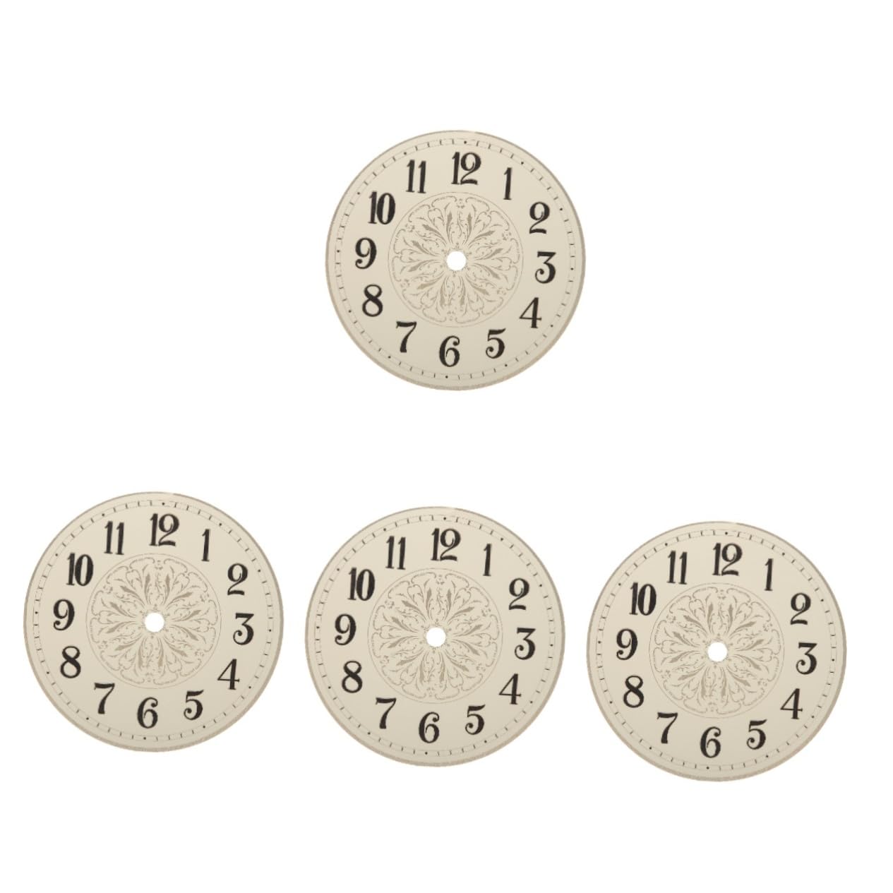 Cadran d'horloge de style européen en fer forgé pour création raffinée