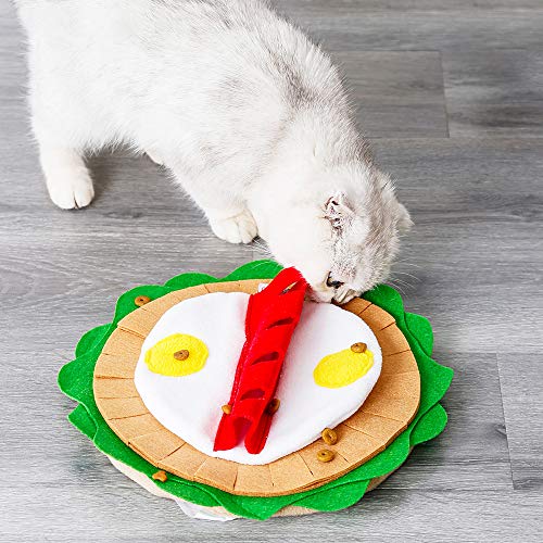 Extaum Tapete para cães Snuffle,Pet Dog Snuffle Mat Alimentação Snack Feeder Interativo Feed Game fo