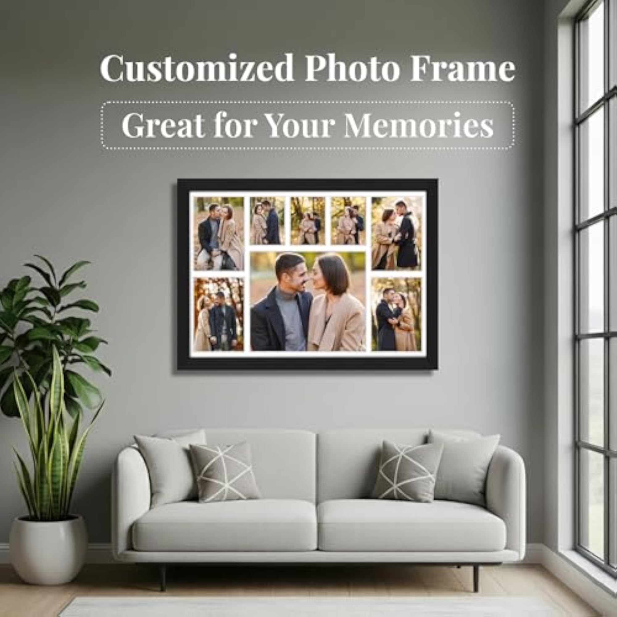 Customised and Personalized Photo Frame for Wall
