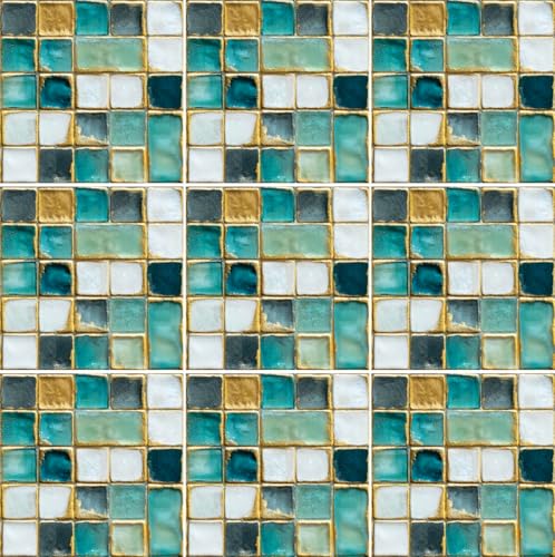Image of 36 PC Pack (6 X 6) Thin Art Artistic Bohemian Peel and Stick Wall Sticky Backsplash Vinyl Waterproof Removable Tile Sticker Decals for Bathroom & Kitchen, (h, 6x6 inch)