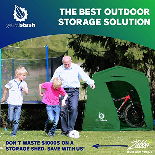 The YardStash IV: Heavy Duty, Space Saving Outdoor Storage Shed Tent