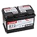 Produktbild Accurat Basic B72 Autobatterie - 12V, 72Ah, 650A, zyklenfest, wartungsfrei, 30% mehr Startleistung, Ca-Technologie, Pluspol rechts- Starterbatterie, Nassbatterie, Blei-Säure Batterie