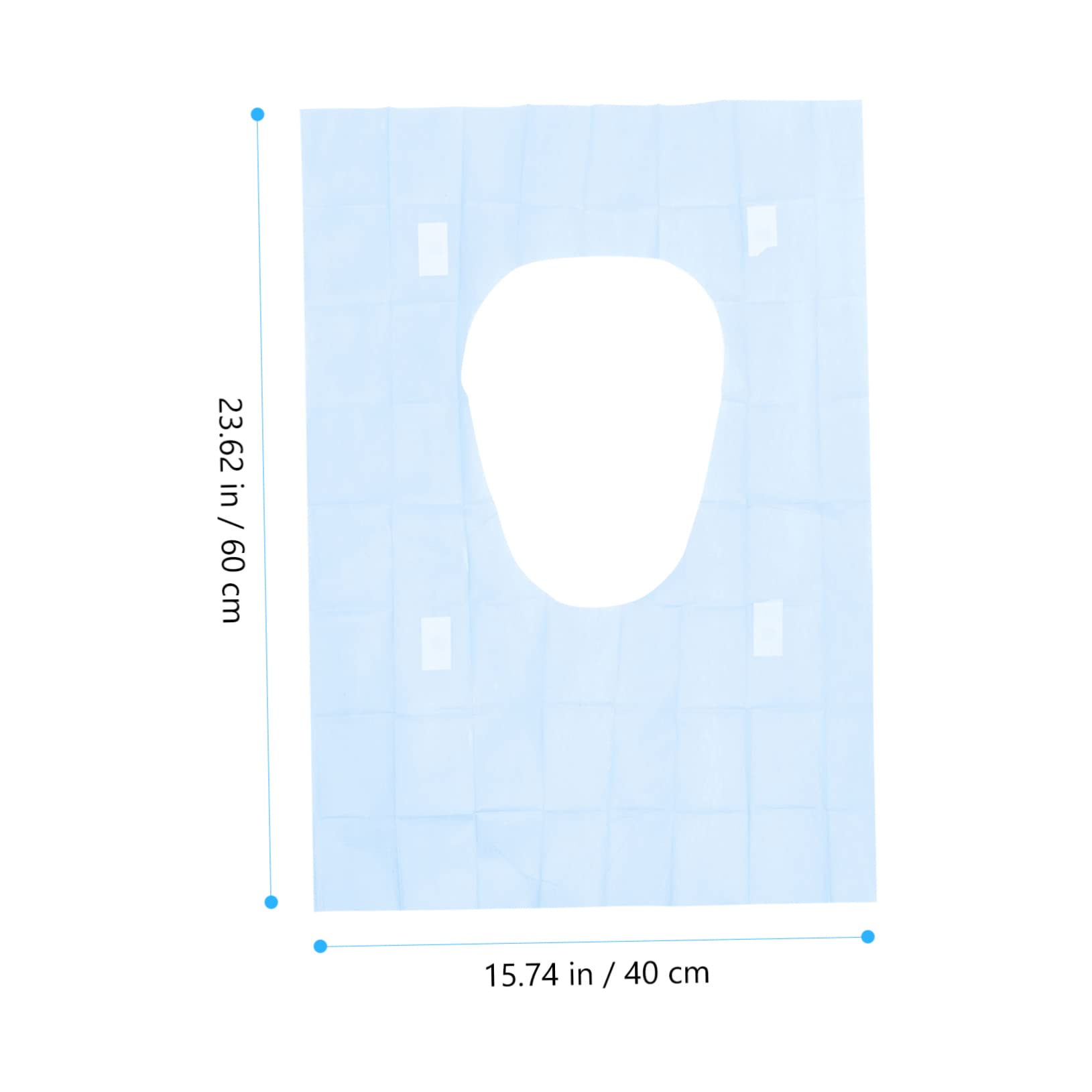 SOLUSTRE Travel Pack Waterproof Toilet Seat Covers Soft Disposables for Potties Airports and More