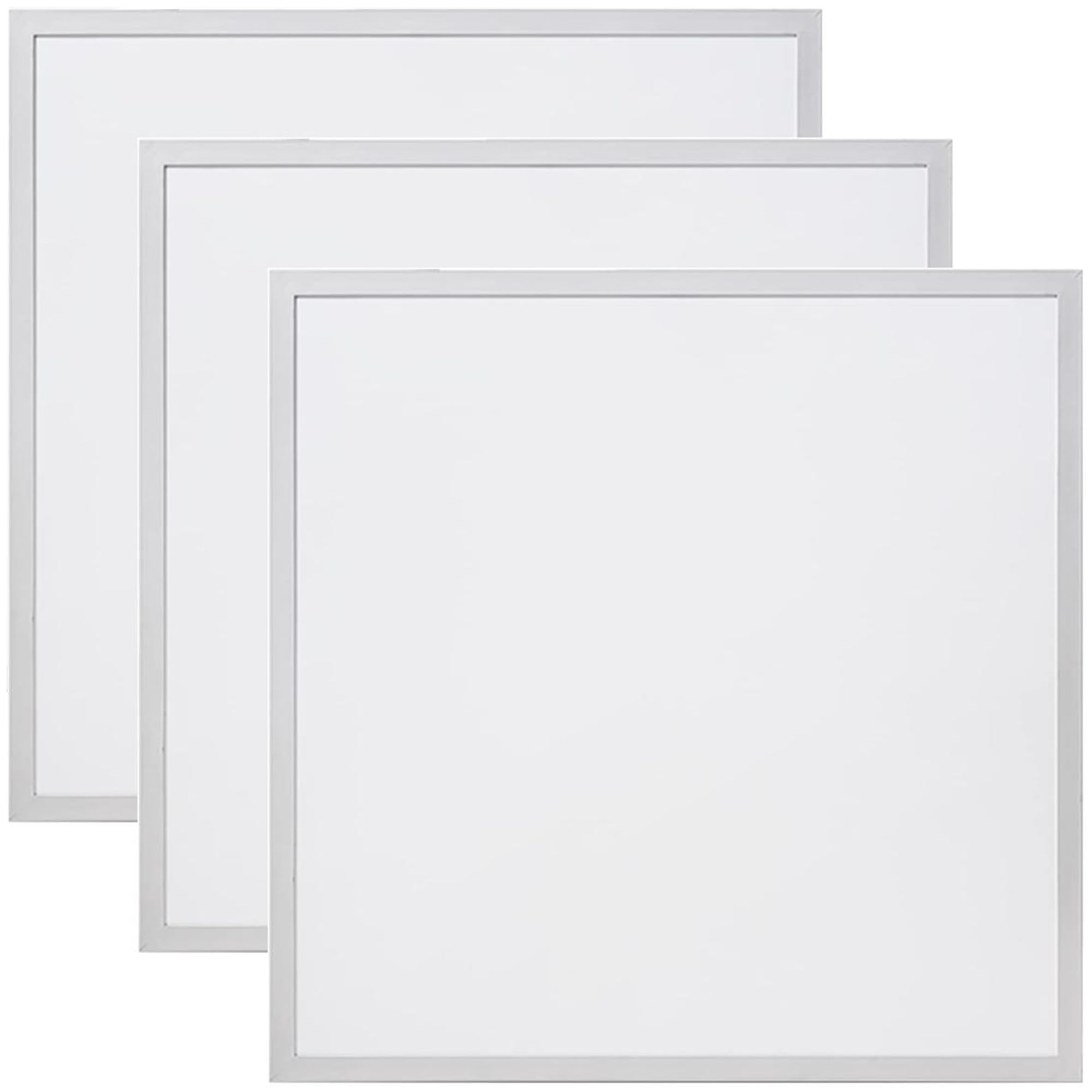 Go Bathrooms Office LED Ceiling Panel Light | 30W Backlit | Square Panel Light | Home Office Industrial Use | Pack of 3