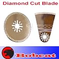 Set of 2 Diamond Round / Segment Circular Grout Tile Cut Oscillating Multi Tool Saw Blades for Fein Multimaster Bosch Multi-x Craftsman Nextec Dremel Multi-max Ridgid Dremel Chicago