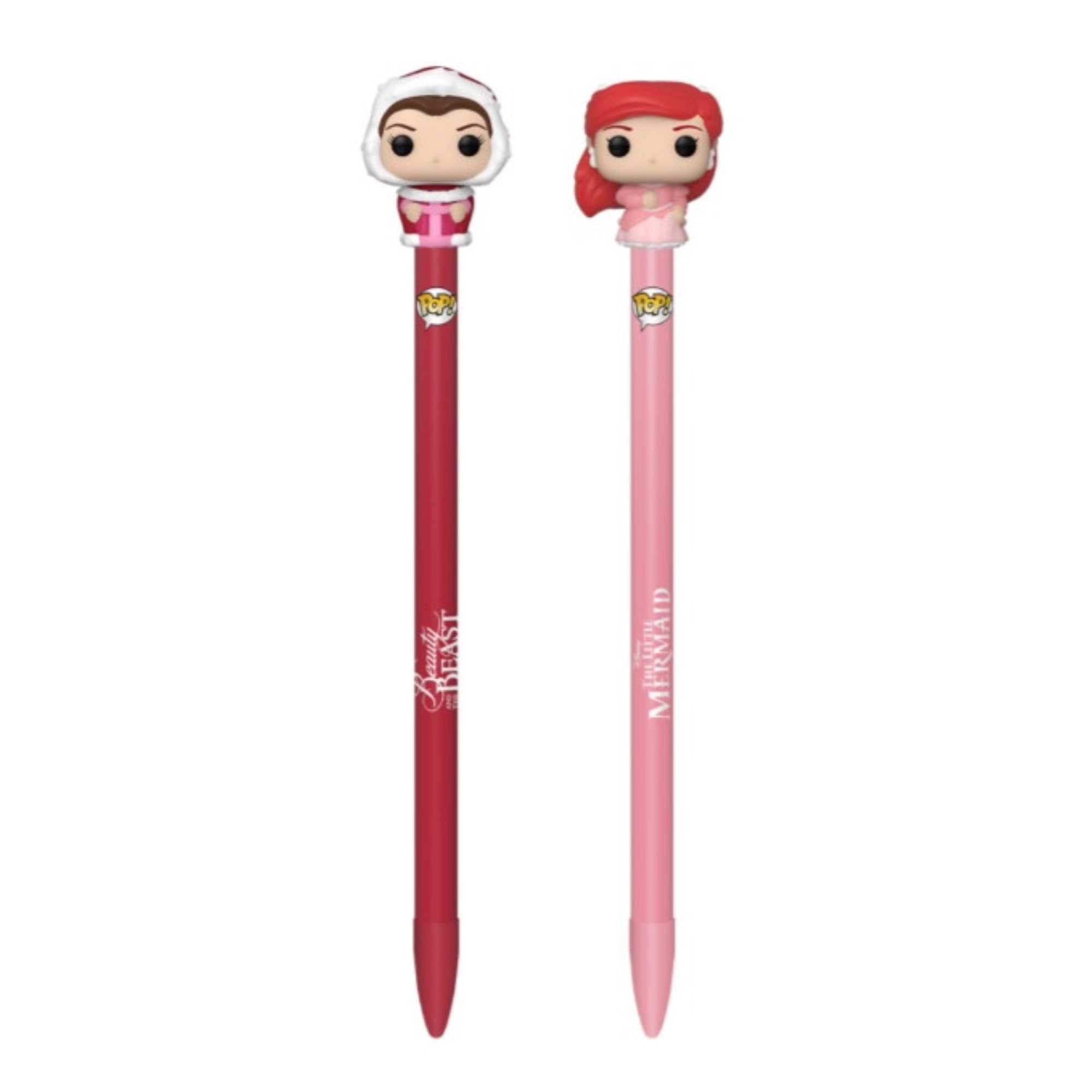 Funko Disney Princess Pop Chibi Character Pens - (Twin Pack Ariel & Belle)