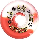 Boardparadise Dogtown K-9 Cruiser 57mm 97a RED/WHT Swirl Wheels Set