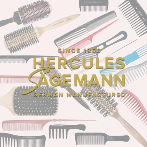 HERCULES SÄGEMANN - Zauberbürste Piccolo Schwarz | Hochwertige Scalp Brush für sanftes Entwirren ohne Ziepen. geeignet für nasses und trockenes Haar. | Farbe: Schwarz |Größe: Piccolo