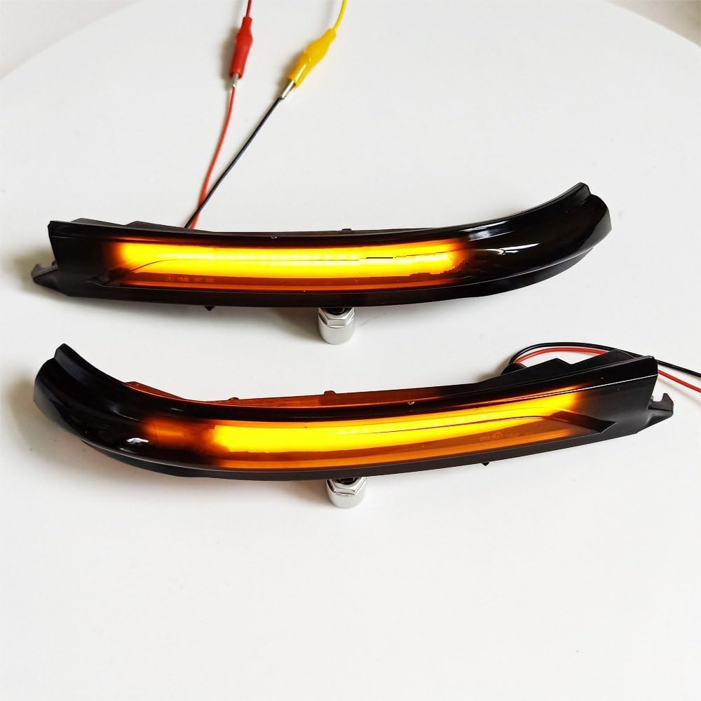 SYLTER Intermitentes AutomóViles 2 Piezas Dinámica LED Intermitente Espejo Lateral Lámpara Señal Giro para Kia K5 para Optima para MK4 para JF 2016-2019 Estilo Coche Intermitente Espejo Lateral