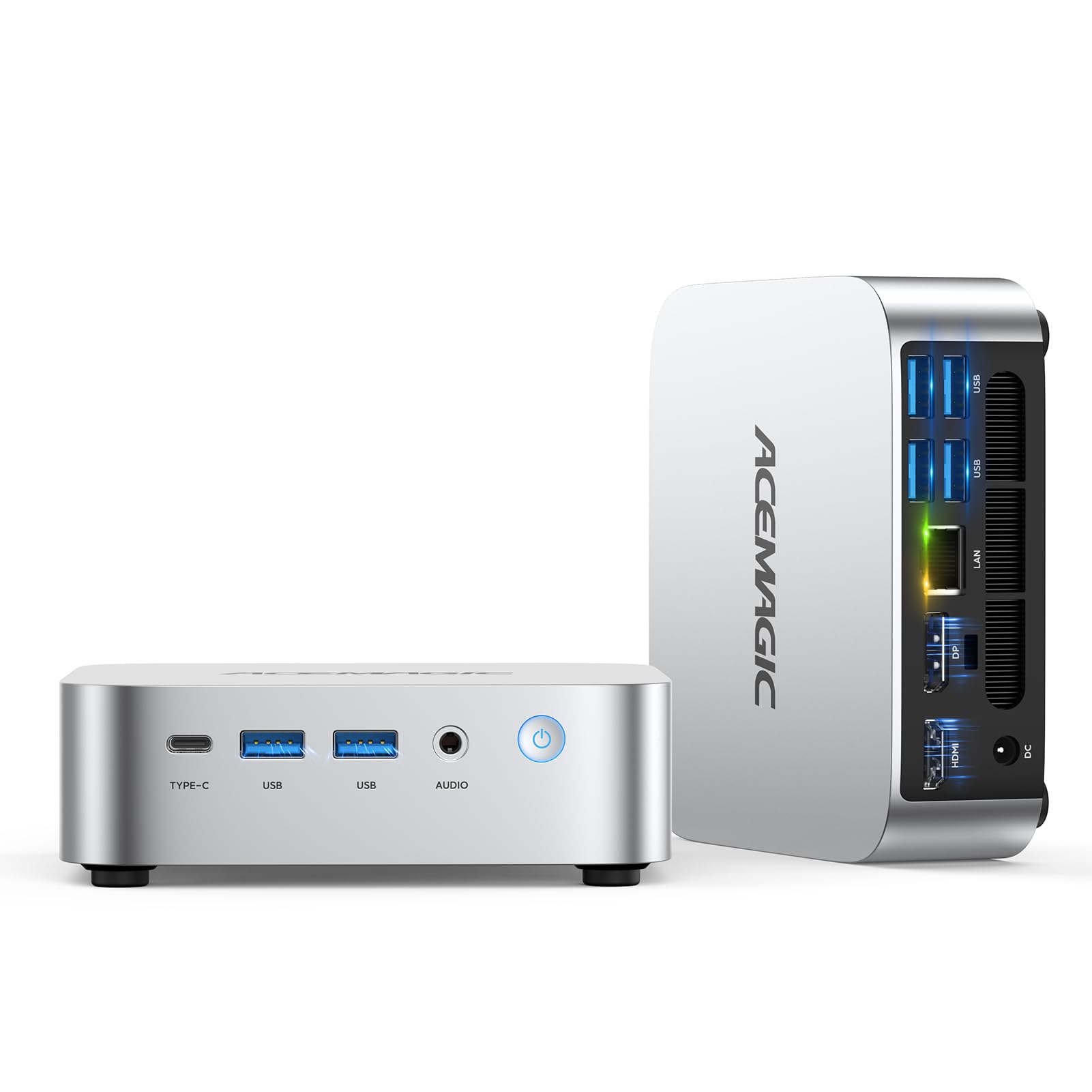 ACEMAGIC K1 Mini PC Intel Core i5-12600H 32Go DDR4 1To SSD jusqu'à 4,5 GHz | Windows 11 pro Mini Ordinateur Bureau, Triple écran 4K, WiFi 6, Graphique Ιntel Iris XE, BT 5.2, Adapté aux usages de bureau.