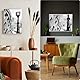QWORK® Aluminium Bilderrahmen 42 x 59,4 cm (A2) Silber Matt - Bruchsicherem Acrylglas - für Portraits, Puzzles, Poster, Urkunden